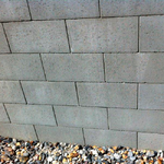 Reinforced concrete block wall